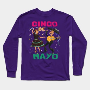 funny cinco de mayo cool mexico festival Long Sleeve T-Shirt